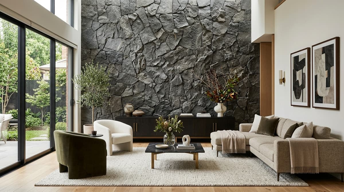 Creating Statement Walls: How Volcanic Stone Art Transforms Living Spaces