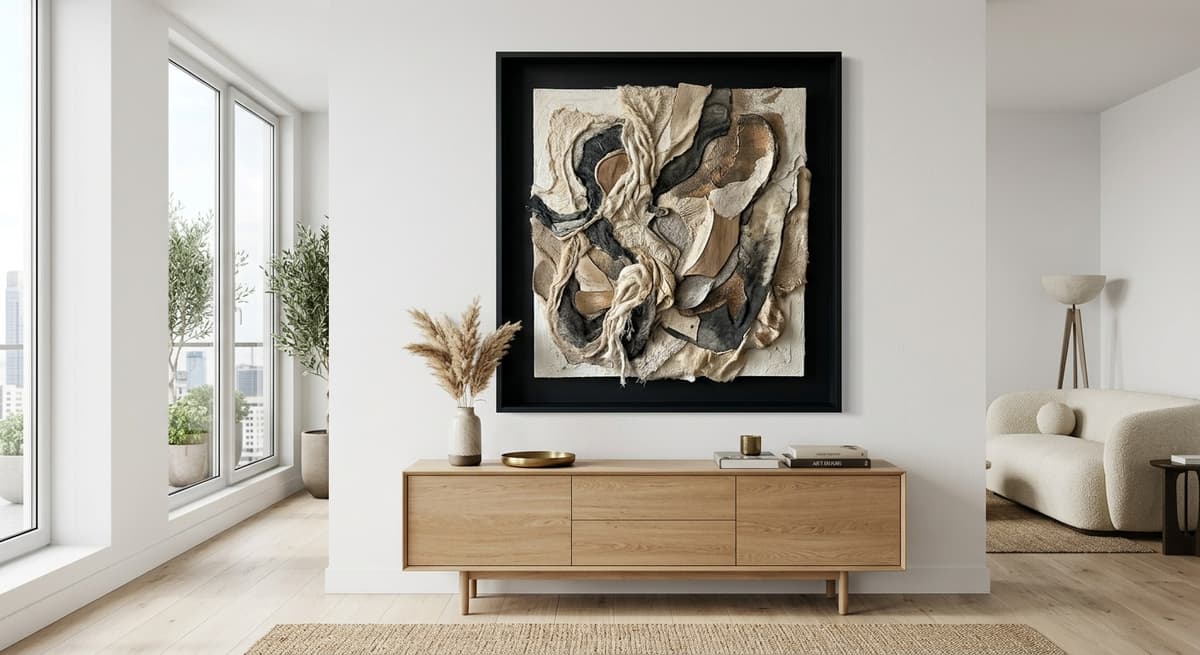How to Style Textured Wall Art in Modern Minimalist Interiors: A Complete Design Guide